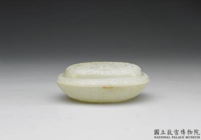 图片[2]-Jade oval box, Mughal Empire-China Archive